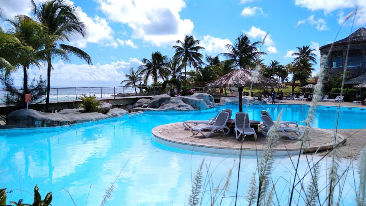 Studio Avec Grande Piscine, Plage Vanille Caraibes Saint-Francois  Exteriör bild