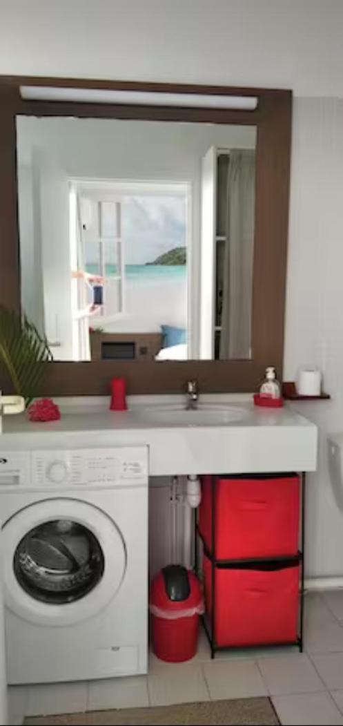 Studio Avec Grande Piscine, Plage Vanille Caraibes Saint-Francois  Exteriör bild
