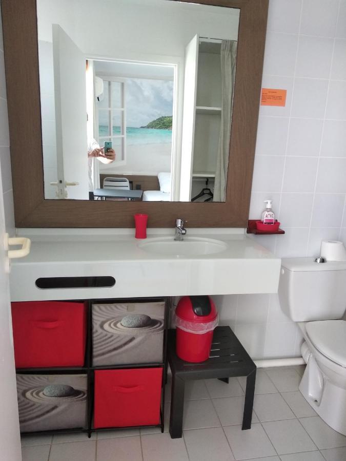 Studio Avec Grande Piscine, Plage Vanille Caraibes Saint-Francois  Exteriör bild