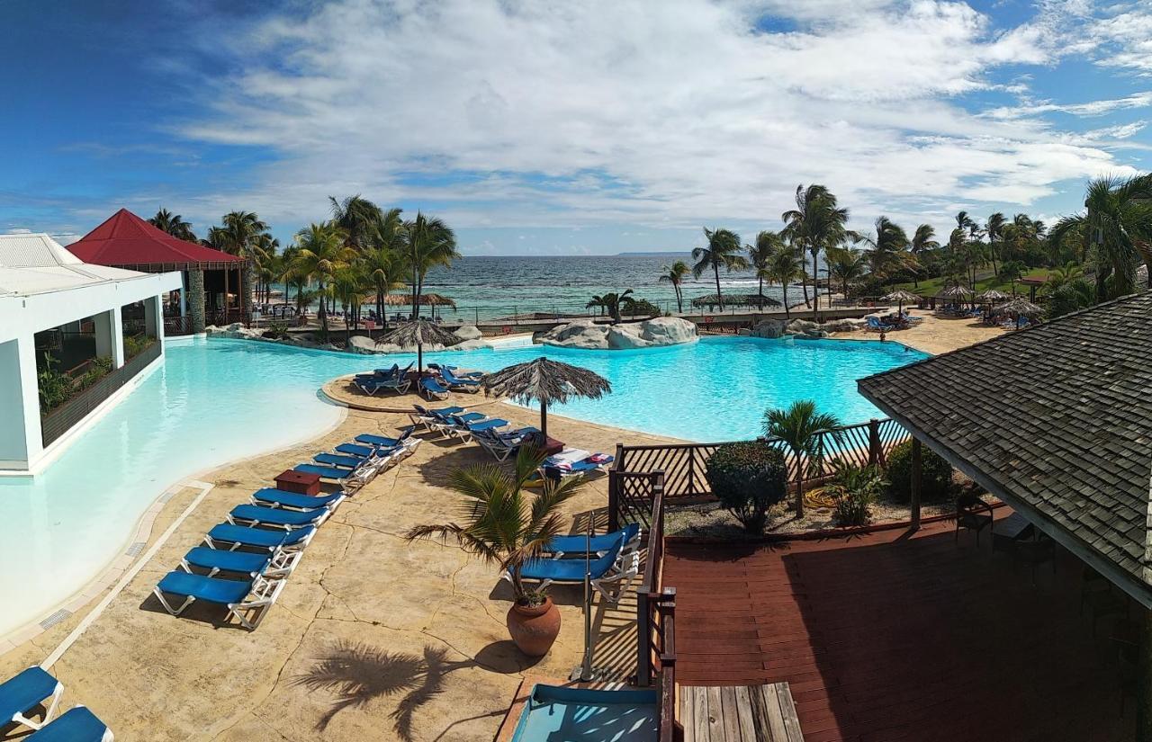 Studio Avec Grande Piscine, Plage Vanille Caraibes Saint-Francois  Exteriör bild